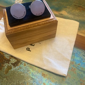 Custom Engraved Cufflinks