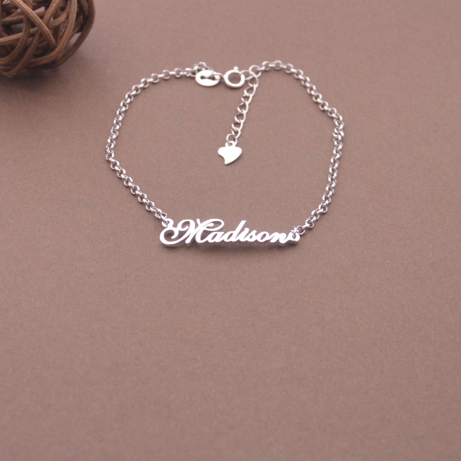 Personalized Name Bracelet- 925 Sterling Silver