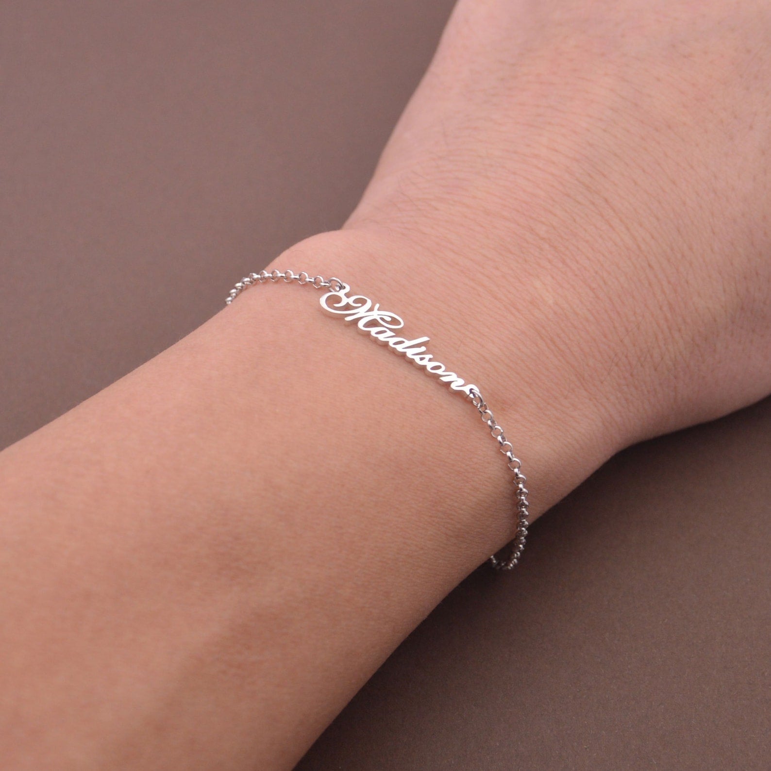 Personalized Name Bracelet- 925 Sterling Silver