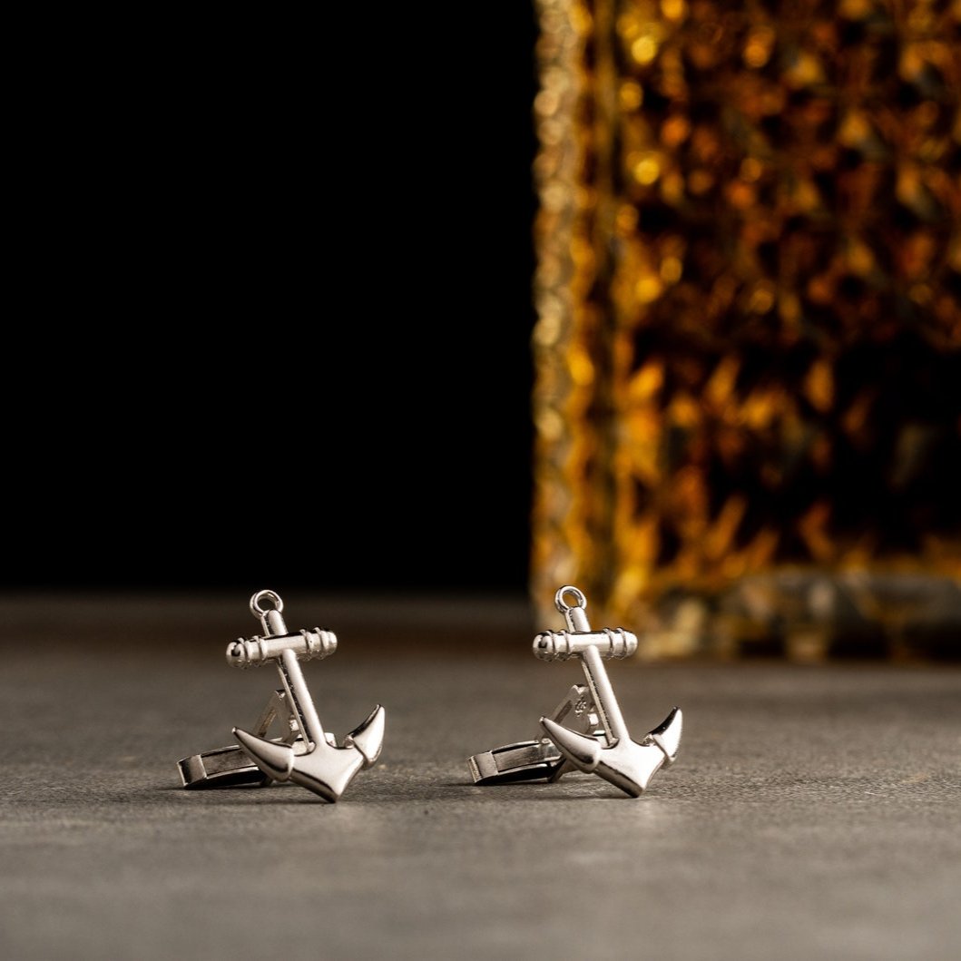 Anchor Cufflinks by Artsy Store