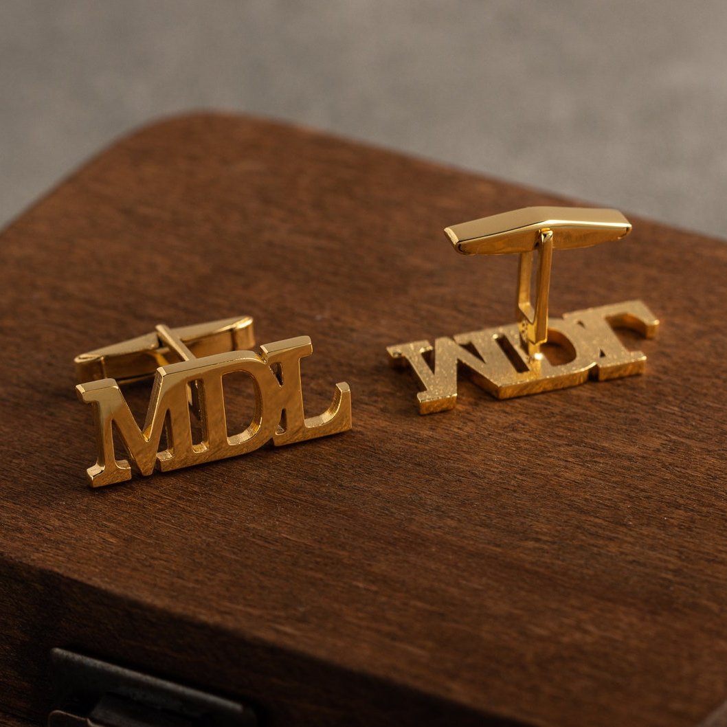 Personalized Name Initials Cufflinks