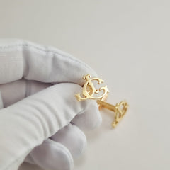 Personalized CuffLinks- Initials Cufflinks