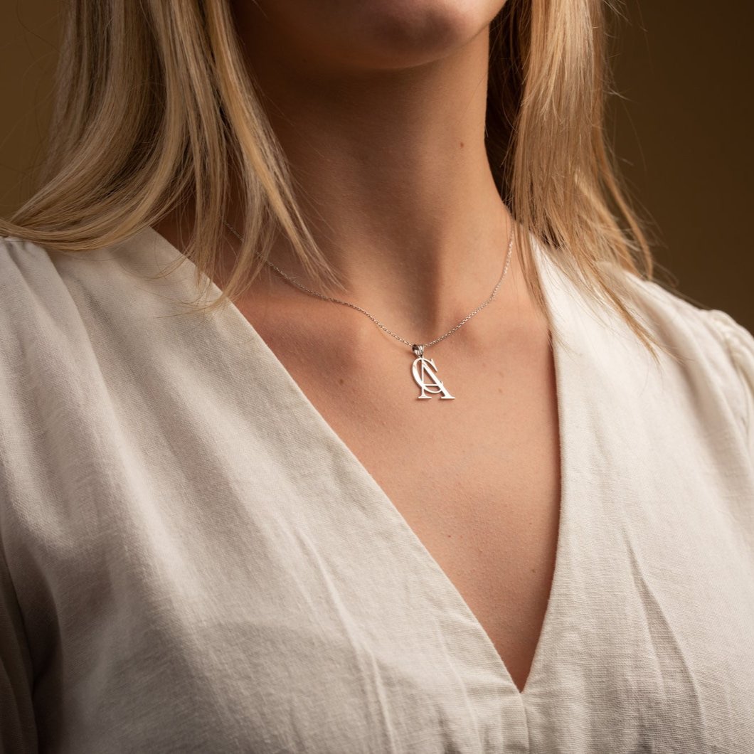 Double initial Necklace
