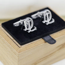 Load image into Gallery viewer, Customized Initials Cufflinks by Artsy Store