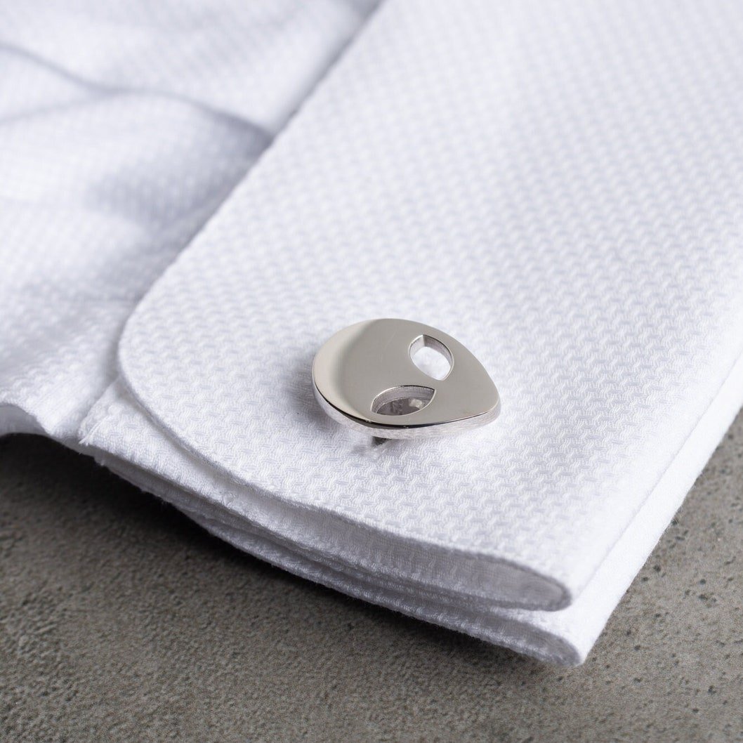 Alien Cufflinks by Artsy Store