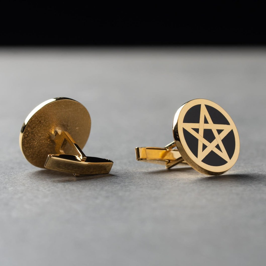Pentagram Cufflinks