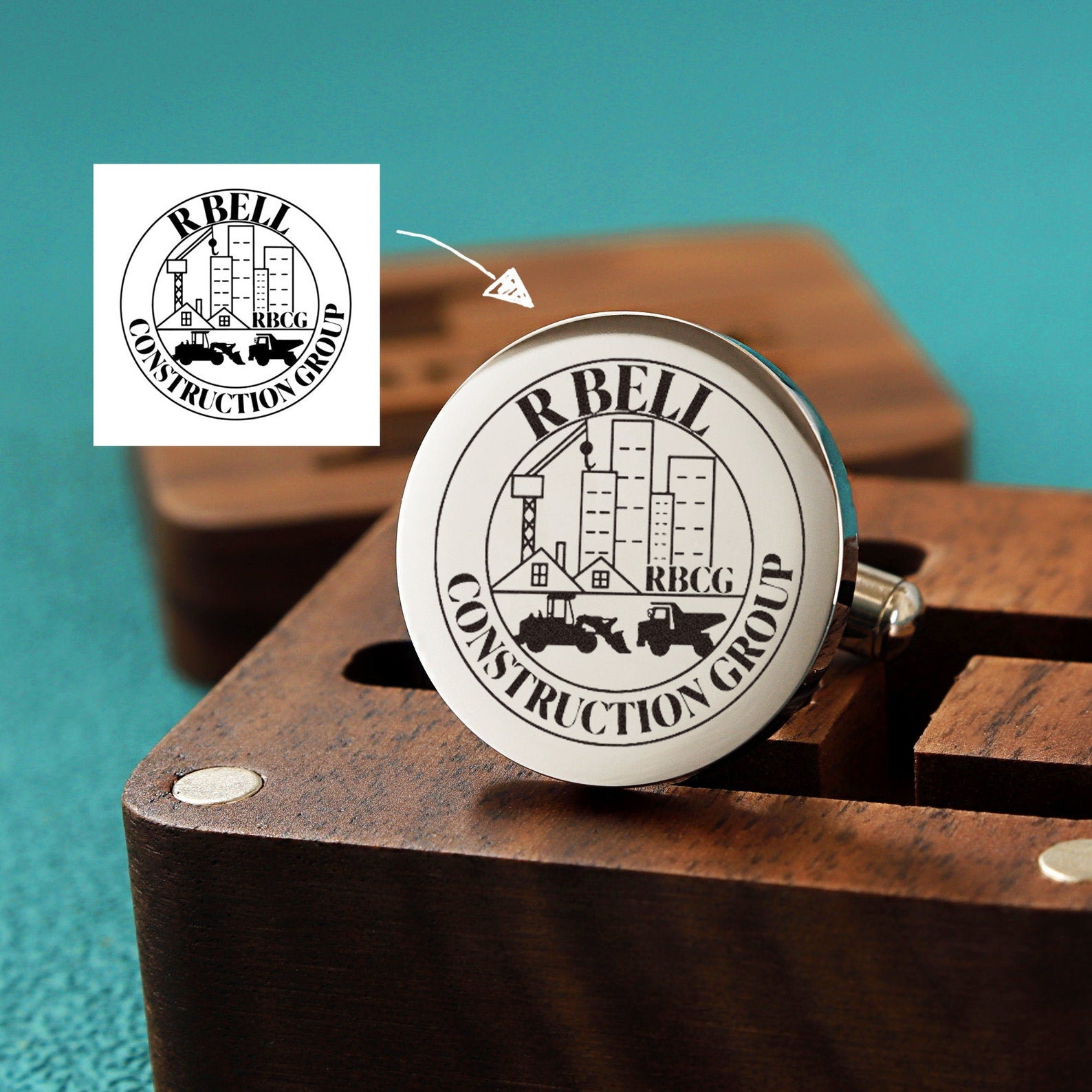 Custom Logo Cuff Links