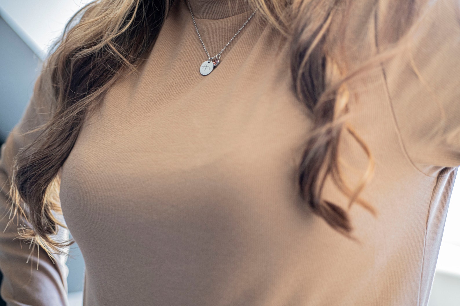 Custom Engraved Name Necklace with Birthstone
