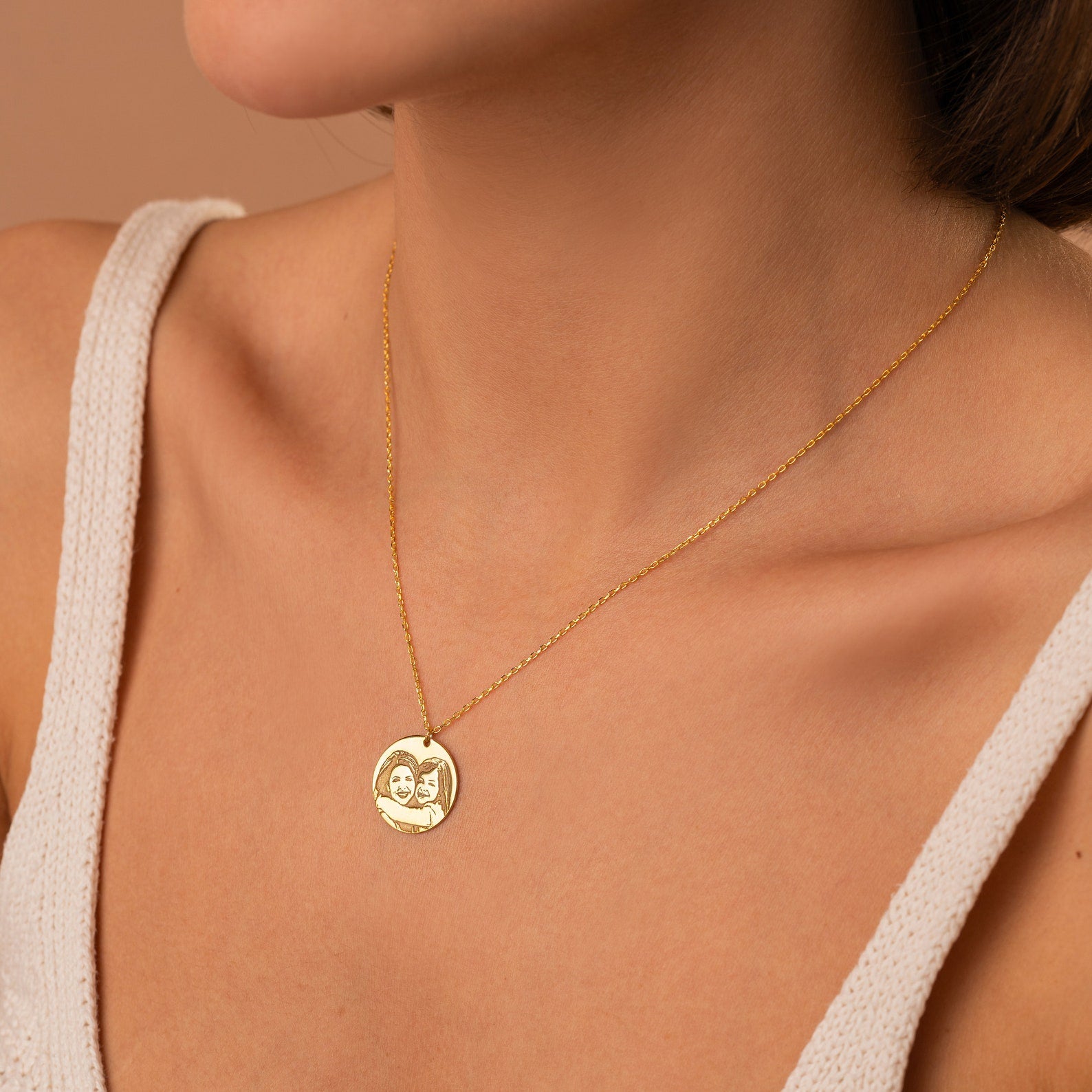 Family Memorial Necklace- Photo Necklace