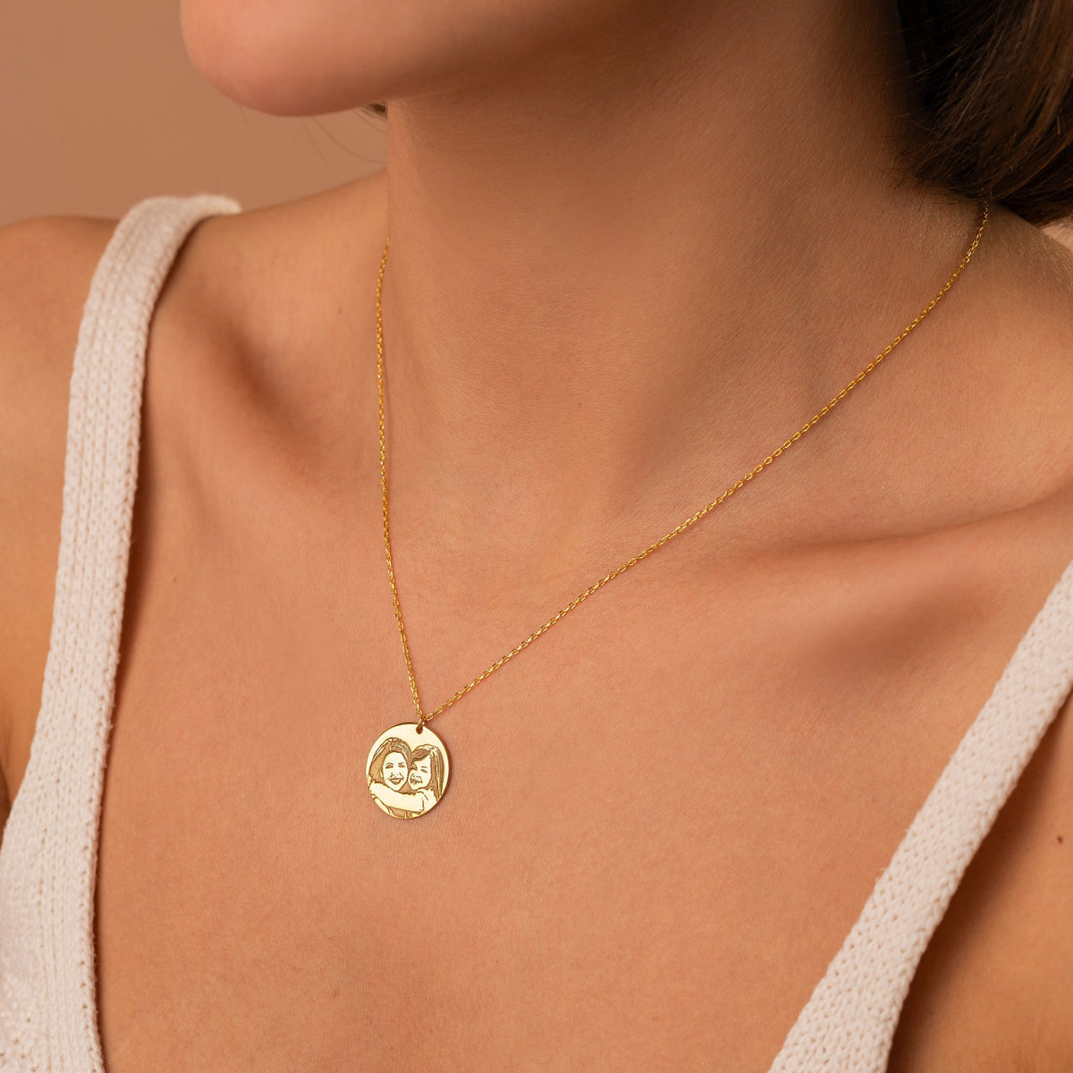 Family Memorial Necklace- Photo Necklace