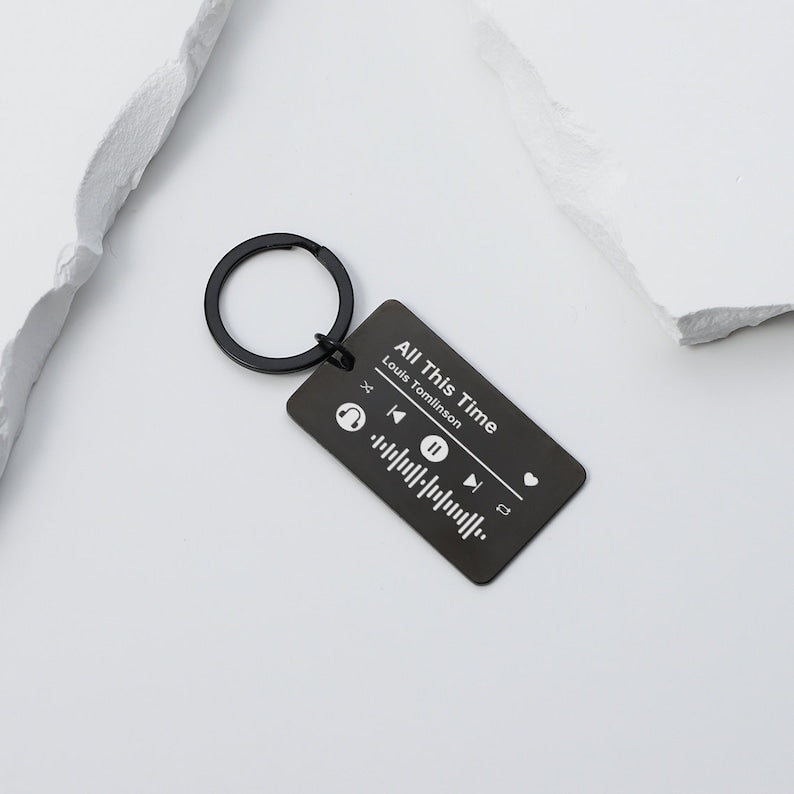 Custom Music Keychain I Spotify Keychain