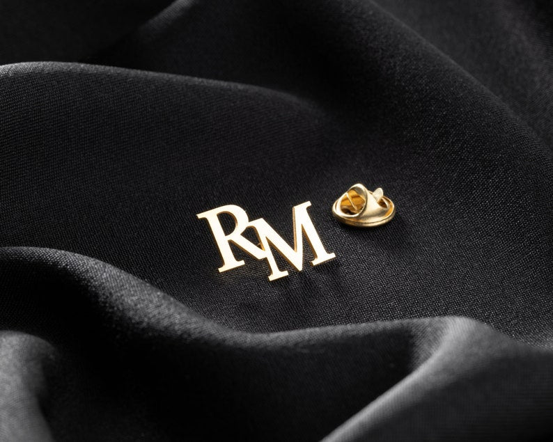 Custom Women's Letter Brooch