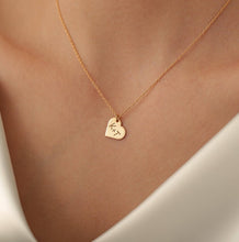 Load image into Gallery viewer, Heart And Letter Necklace