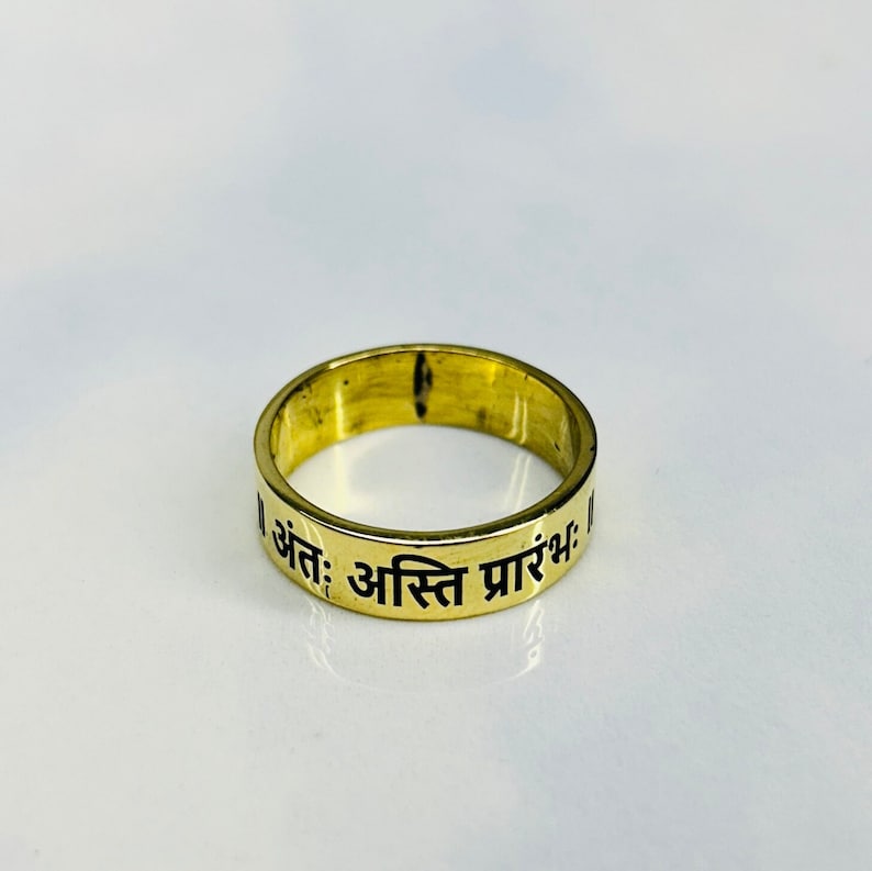 Indian Script Ring Hindi Custom Personalized Engraving Ring – Artsy Store