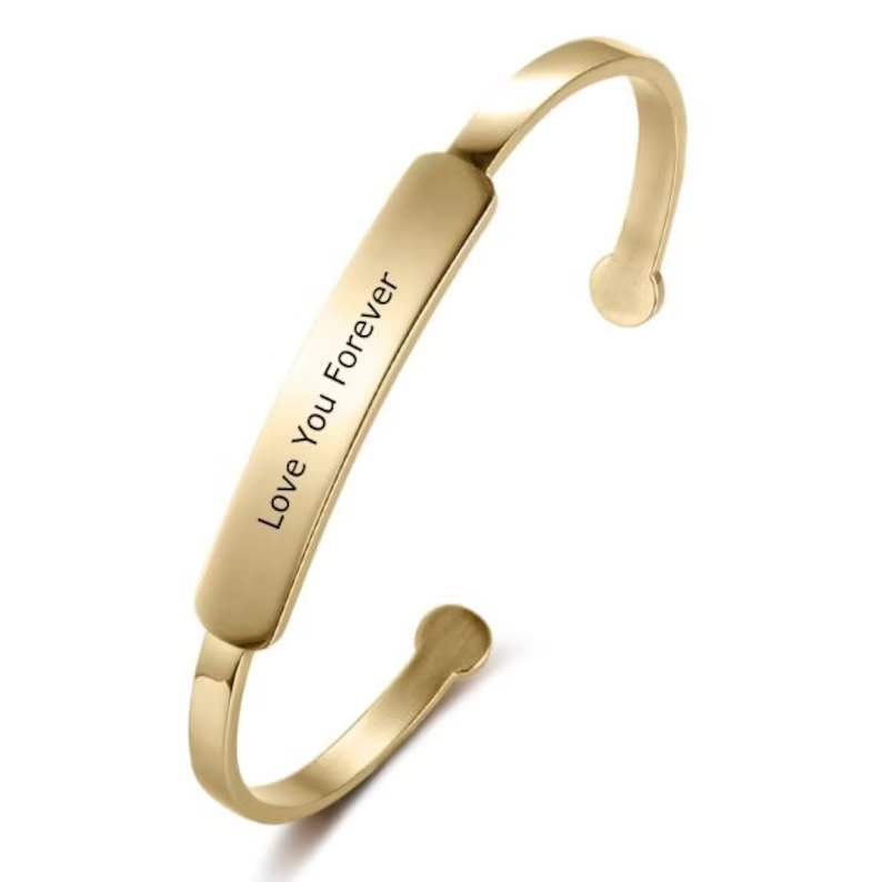 Engraved Cuff Bracelet