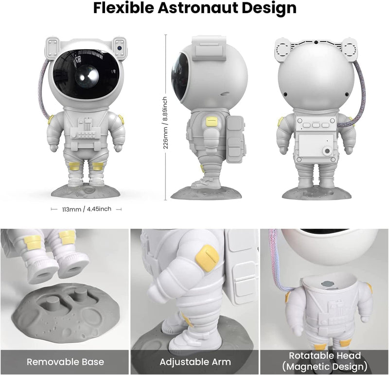 Astronaut Galaxy Ceiling Light Projector with Timer