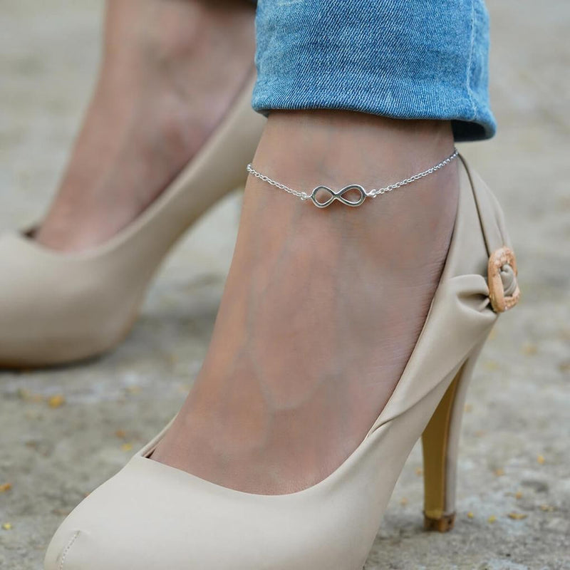 Plain Infinity Anklet