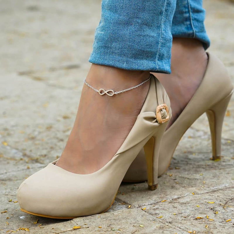 Plain Infinity Anklet