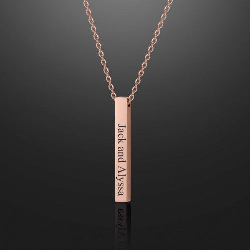  3D Bar Necklace