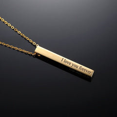  3D Bar Necklace