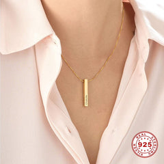  3D Bar Necklace