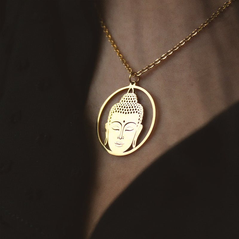 GOLD PLATED BUDDHA NECKLACE