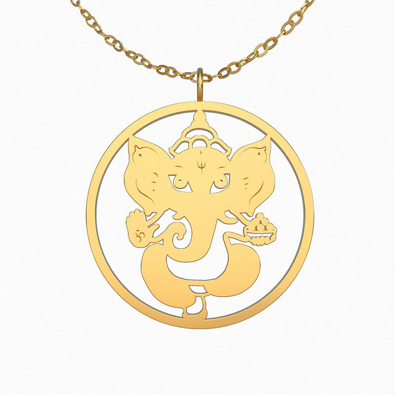 Handmade Personalized Ganesha Necklace