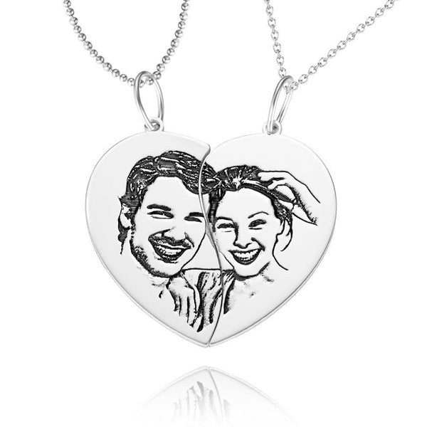 Couple Photo Necklace