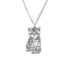 Custom Portrait Your Dog , Pet Photo Necklace