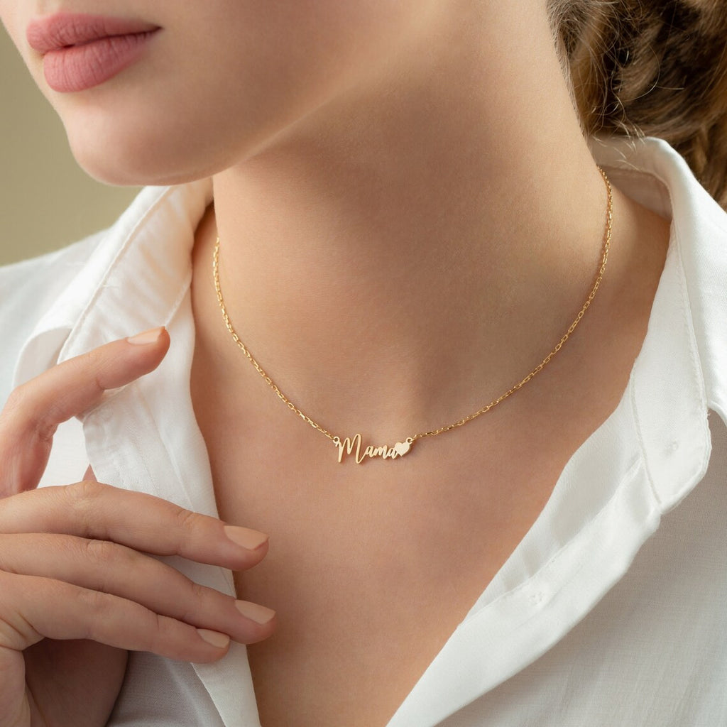 18K Gold Plated Personalized Initial Necklace | Salty – Salty Accessories