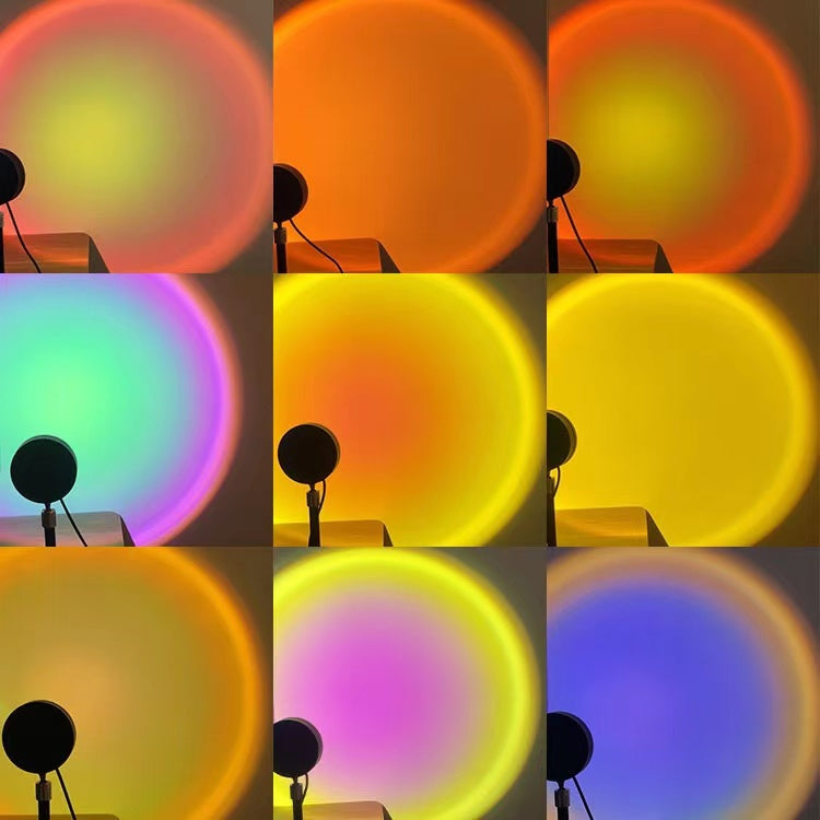Sunset Lamp Projector I Rainbow Atmosphere Led Night Light