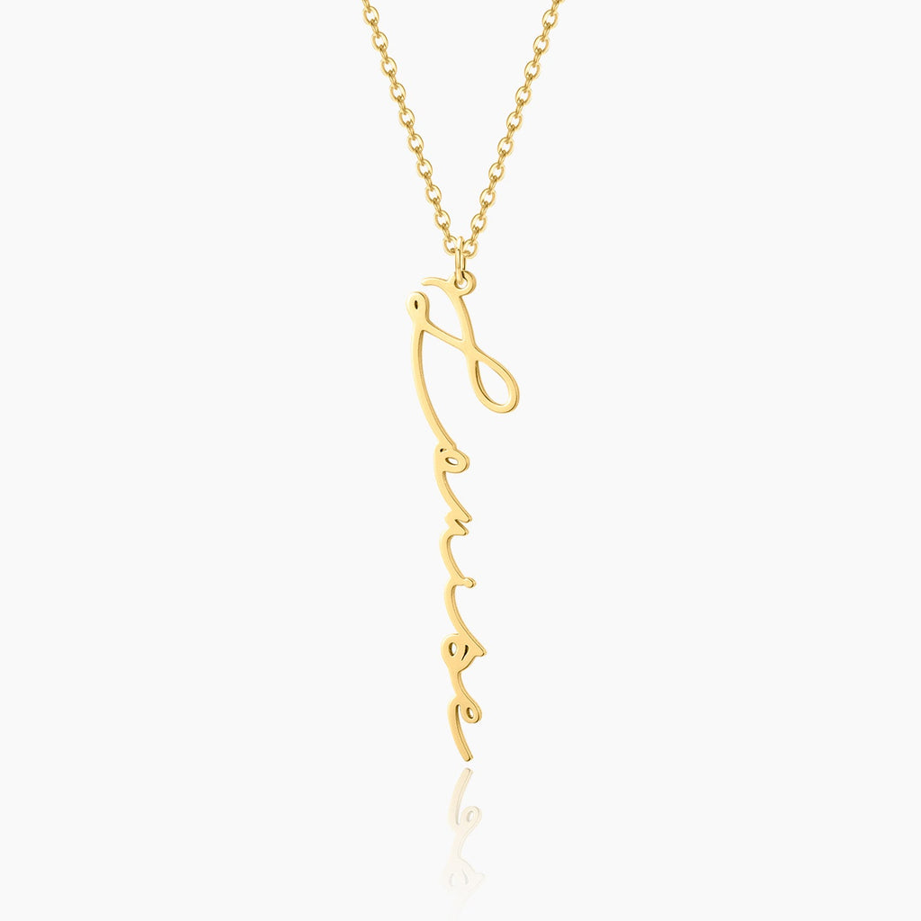 Vertical Name Necklace