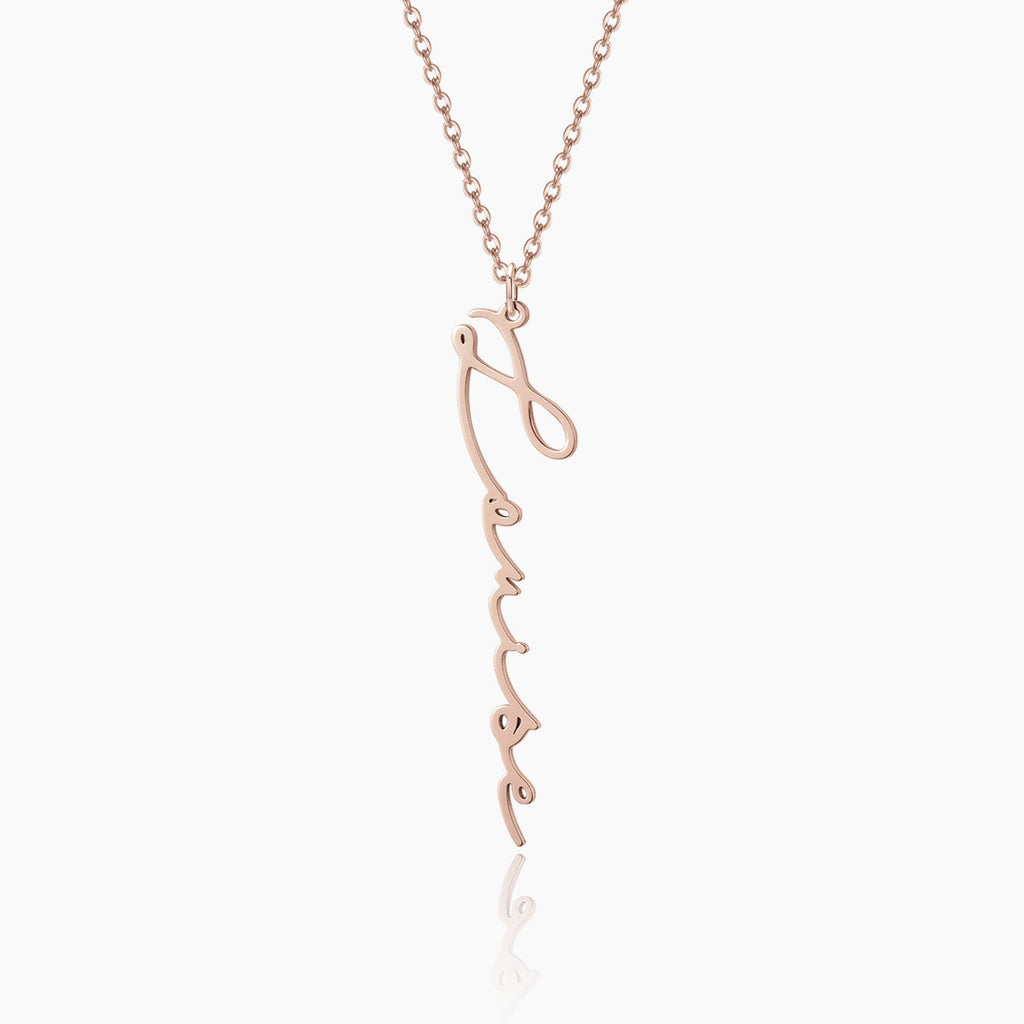 Vertical Name Necklace
