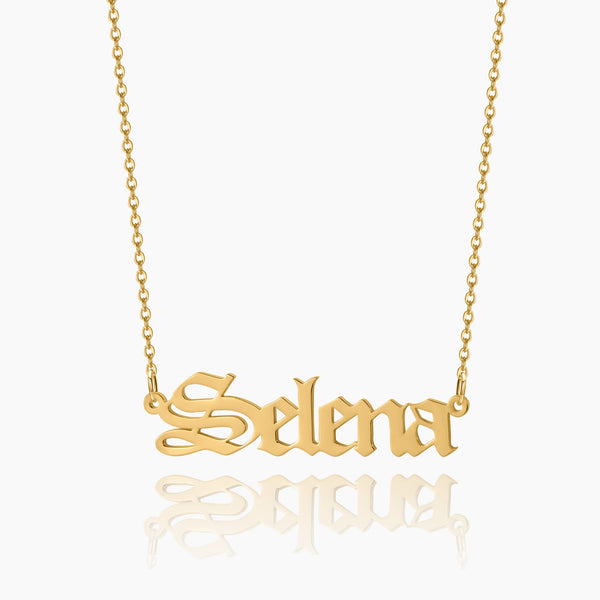 Gothic Customised Name Necklace