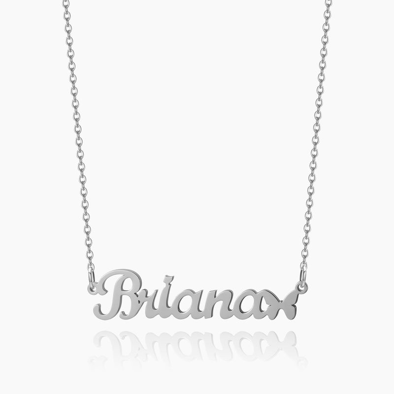 Butterfly Name Necklace