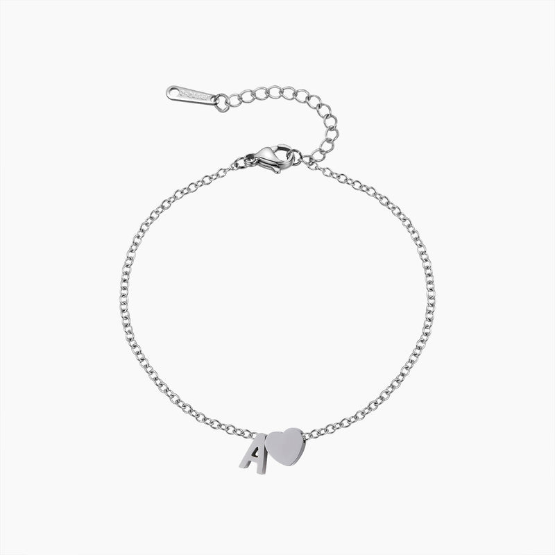 Heart Letter Bracelet