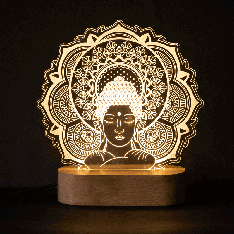 Buddha 3D Hologram Lamp