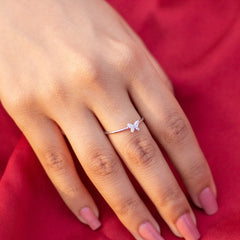 Butterfly Sterling Silver Ring