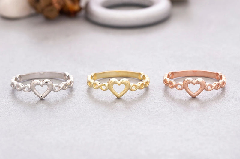 Heart and Infinity Ring