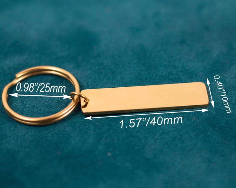 Custom Engraved Key Ring
