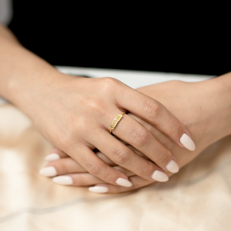 Name Engraving Custom Ring