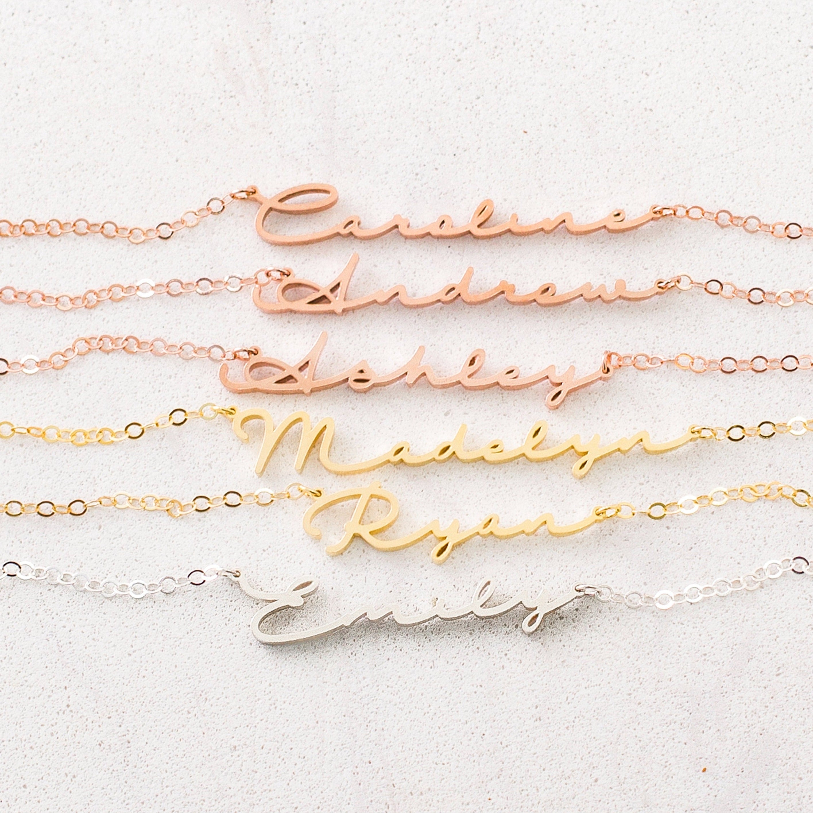 Minimal Name Necklace