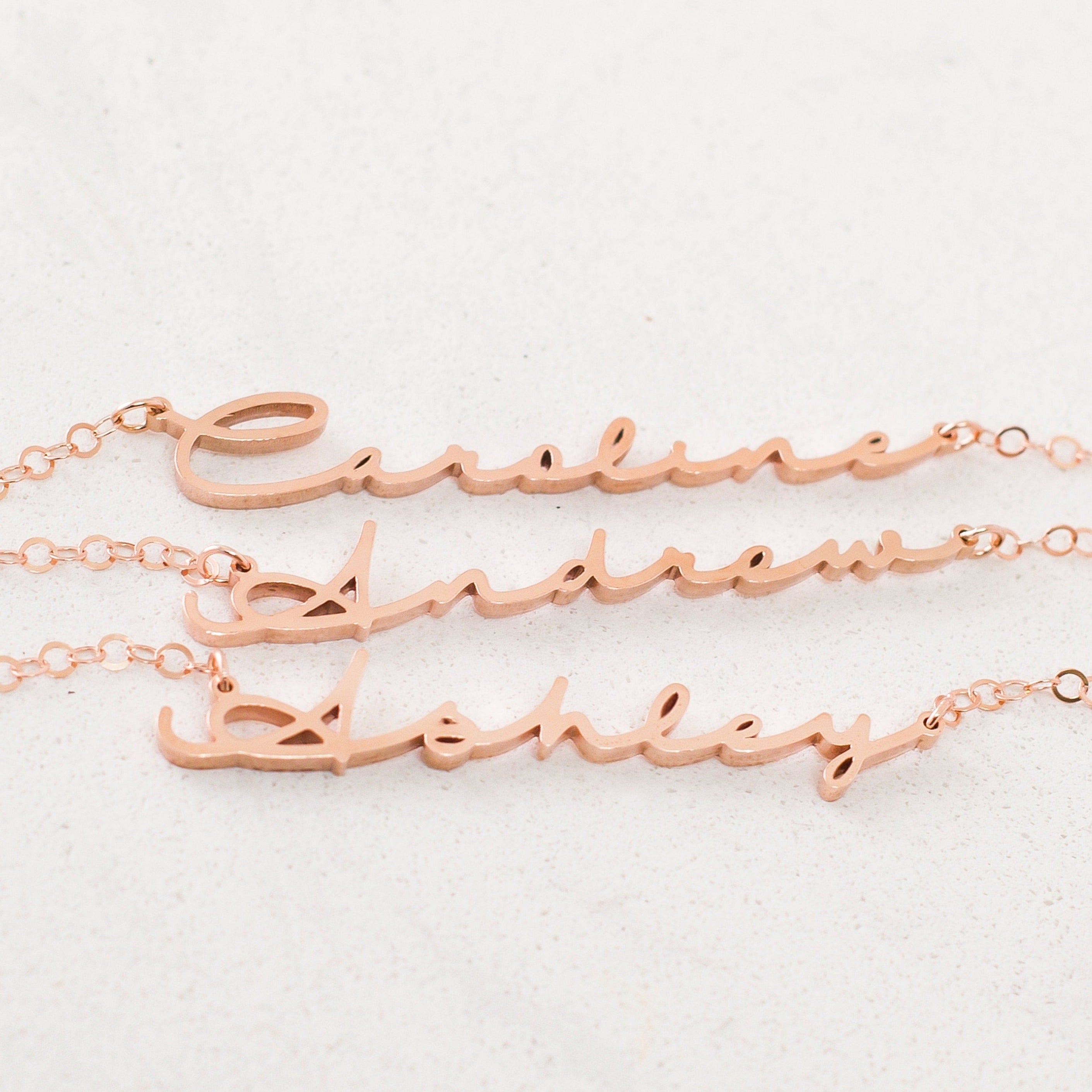 Minimal Name Necklace