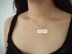Handwriting Necklace
