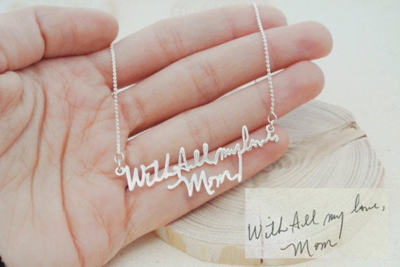 Handwriting Necklace